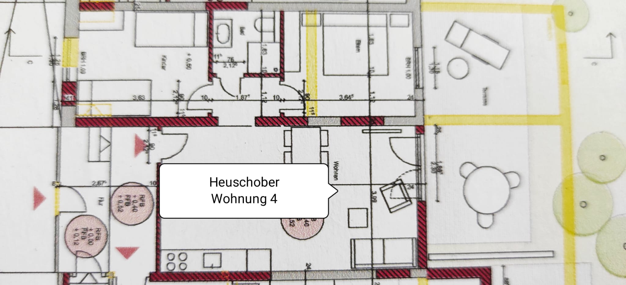 Planskizze Heuschober